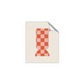 Picture of Mosaic of Peach Vase _GroupedProduct_Rectangle_Portrait_Unframed_Print_Only_