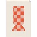Picture of Mosaic of Peach Vase _GroupedProduct_Rectangle_Portrait_Unframed_Print_Only_