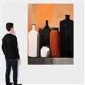 Picture of Still Life Symphony in Peach _GroupedProduct_Rectangle_Portrait_Canvas_