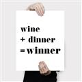 Picture of Wine Dinner Winner _GroupedProduct_Rectangle_Portrait_Canvas_