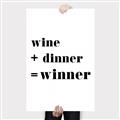 Picture of Wine Dinner Winner _GroupedProduct_Rectangle_Portrait_Canvas_
