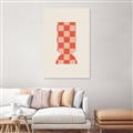 Picture of Mosaic of Peach Vase _GroupedProduct_Rectangle_Portrait_Canvas_