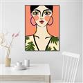 Picture of Peachy Elegance _GroupedProduct_Rectangle_Portrait_Canvas_Framed_