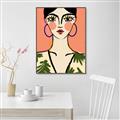 Picture of Peachy Elegance _GroupedProduct_Rectangle_Portrait_Canvas_Framed_