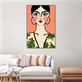 Picture of Peachy Elegance _GroupedProduct_Rectangle_Portrait_Canvas_Framed_