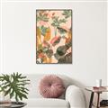 Picture of Harmonious Tropical Hues _GroupedProduct_Rectangle_Portrait_Canvas_Framed_