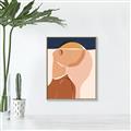 Picture of Figurative Half Face _GroupedProduct_Rectangle_Portrait_Canvas_Framed_