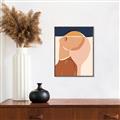 Picture of Figurative Half Face _GroupedProduct_Rectangle_Portrait_Canvas_Framed_