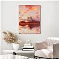Picture of Tranquil Landscape Tapestry _GroupedProduct_Rectangle_Portrait_Canvas_Framed_