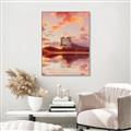 Picture of Tranquil Landscape Tapestry _GroupedProduct_Rectangle_Portrait_Canvas_Framed_