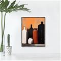Picture of Still Life Symphony in Peach _GroupedProduct_Rectangle_Portrait_Canvas_Framed_