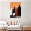 Picture of Still Life Symphony in Peach _GroupedProduct_Rectangle_Portrait_Canvas_Framed_