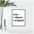 Picture of Wine Dinner Winner _GroupedProduct_Rectangle_Portrait_Canvas_Framed_