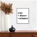 Picture of Wine Dinner Winner _GroupedProduct_Rectangle_Portrait_Canvas_Framed_