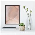 Picture of Peach Palette Bubbles _GroupedProduct_Rectangle_Portrait_Canvas_Framed_