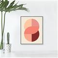 Picture of Dreamy Peach Serenade _GroupedProduct_Rectangle_Portrait_Canvas_Framed_