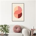 Picture of Dreamy Peach Serenade _GroupedProduct_Rectangle_Portrait_Canvas_Framed_