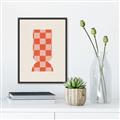 Picture of Mosaic of Peach Vase _GroupedProduct_Rectangle_Portrait_Canvas_Framed_