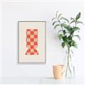 Picture of Mosaic of Peach Vase _GroupedProduct_Rectangle_Portrait_Canvas_Framed_