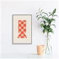 Picture of Mosaic of Peach Vase _GroupedProduct_Rectangle_Portrait_Canvas_Framed_