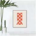 Picture of Mosaic of Peach Vase _GroupedProduct_Rectangle_Portrait_Canvas_Framed_