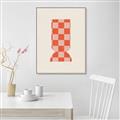 Picture of Mosaic of Peach Vase _GroupedProduct_Rectangle_Portrait_Canvas_Framed_