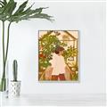 Picture of Dreamy Orchard Dalliance _GroupedProduct_Rectangle_Portrait_Canvas_Framed_