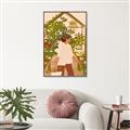Picture of Dreamy Orchard Dalliance _GroupedProduct_Rectangle_Portrait_Canvas_Framed_