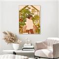 Picture of Dreamy Orchard Dalliance _GroupedProduct_Rectangle_Portrait_Canvas_Framed_