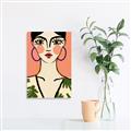 Picture of Peachy Elegance _GroupedProduct_Rectangle_Portrait_Unframed_Print_Only_