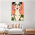 Picture of Peachy Elegance _GroupedProduct_Rectangle_Portrait_Unframed_Print_Only_