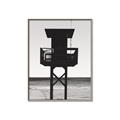 Picture of Guard's Post in the Beach _GroupedProduct_Rectangle_Portrait_Photography _GroupedProduct_Rectangle_Portrait_Canvas_Framed_