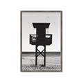 Picture of Guard's Post in the Beach _GroupedProduct_Rectangle_Portrait_Photography _GroupedProduct_Rectangle_Portrait_Framed_Matted_