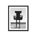Picture of Guard's Post in the Beach _GroupedProduct_Rectangle_Portrait_Photography _GroupedProduct_Rectangle_Portrait_Framed_Matted_