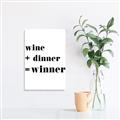 Picture of Wine Dinner Winner _GroupedProduct_Rectangle_Portrait_Unframed_Print_Only_