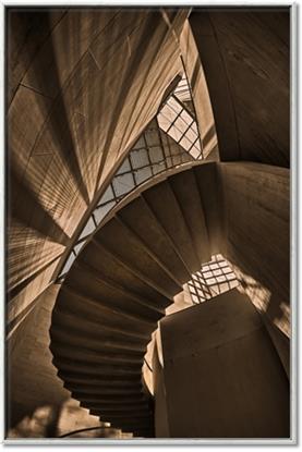 Picture of Muted Sun's Rays on Stairs