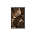 Picture of Muted Sun's Rays on Stairs _GroupedProduct_Rectangle_Portrait_Photography _GroupedProduct_Rectangle_Portrait_Canvas_Framed_