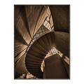 Picture of Muted Sun's Rays on Stairs _GroupedProduct_Rectangle_Portrait_Photography _GroupedProduct_Rectangle_Portrait_Canvas_Framed_