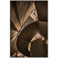 Picture of Muted Sun's Rays on Stairs _GroupedProduct_Rectangle_Portrait_Photography _GroupedProduct_Rectangle_Portrait_Canvas_Framed_