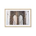 Picture of New York Cable Bridge _GroupedProduct_Rectangle_Landscape_Photography _GroupedProduct_Rectangle_Landscape_Framed_Matted_