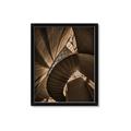 Picture of Muted Sun's Rays on Stairs _GroupedProduct_Rectangle_Portrait_Photography _GroupedProduct_Rectangle_Portrait_Framed_Matted_