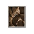 Picture of Muted Sun's Rays on Stairs _GroupedProduct_Rectangle_Portrait_Photography _GroupedProduct_Rectangle_Portrait_Framed_Matted_