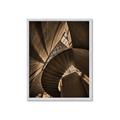 Picture of Muted Sun's Rays on Stairs _GroupedProduct_Rectangle_Portrait_Photography _GroupedProduct_Rectangle_Portrait_Framed_Matted_