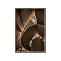 Picture of Muted Sun's Rays on Stairs _GroupedProduct_Rectangle_Portrait_Photography _GroupedProduct_Rectangle_Portrait_Framed_Matted_