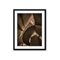 Picture of Muted Sun's Rays on Stairs _GroupedProduct_Rectangle_Portrait_Photography _GroupedProduct_Rectangle_Portrait_Framed_Matted_