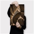 Picture of Muted Sun's Rays on Stairs _GroupedProduct_Rectangle_Portrait_Photography _GroupedProduct_Rectangle_Portrait_Canvas_