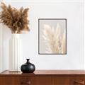 Picture of Creamy Petal Pampas I _GroupedProduct_Rectangle_Portrait_Photography _GroupedProduct_Rectangle_Portrait_Canvas_Framed_