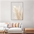 Picture of Creamy Petal Pampas I _GroupedProduct_Rectangle_Portrait_Photography _GroupedProduct_Rectangle_Portrait_Canvas_Framed_
