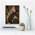 Picture of Muted Sun's Rays on Stairs _GroupedProduct_Rectangle_Portrait_Photography _GroupedProduct_Rectangle_Portrait_Canvas_Framed_