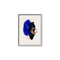 Picture of Blue and Black Echoes _GroupedProduct_Rectangle_Portrait_Canvas_Framed_